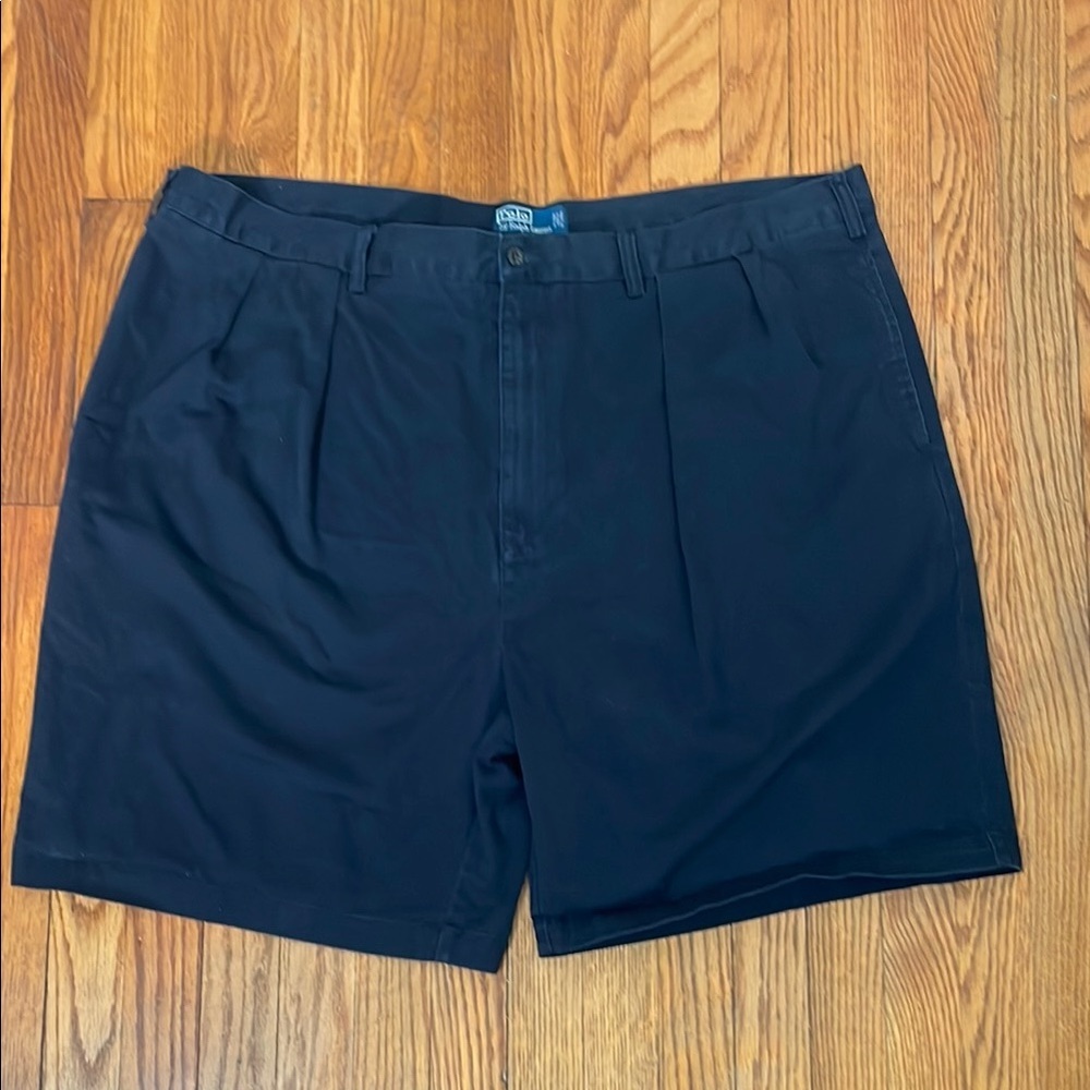 Polo Ralph Lauren Tyler shorts Pleated front navy men’s 48 Big preppy‎